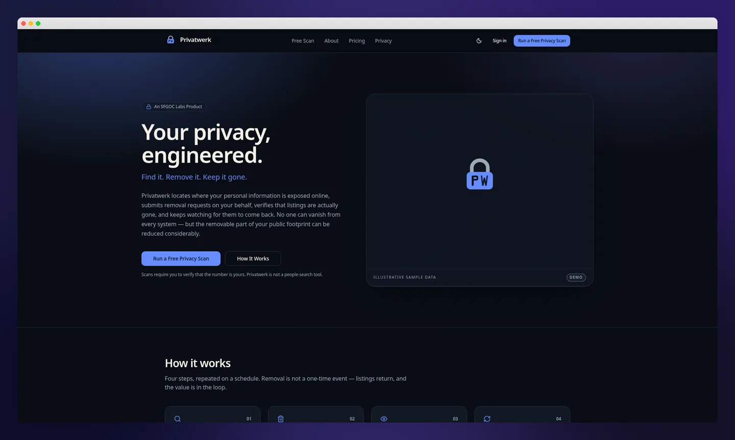 Privatwerk public privacy-engineering interface